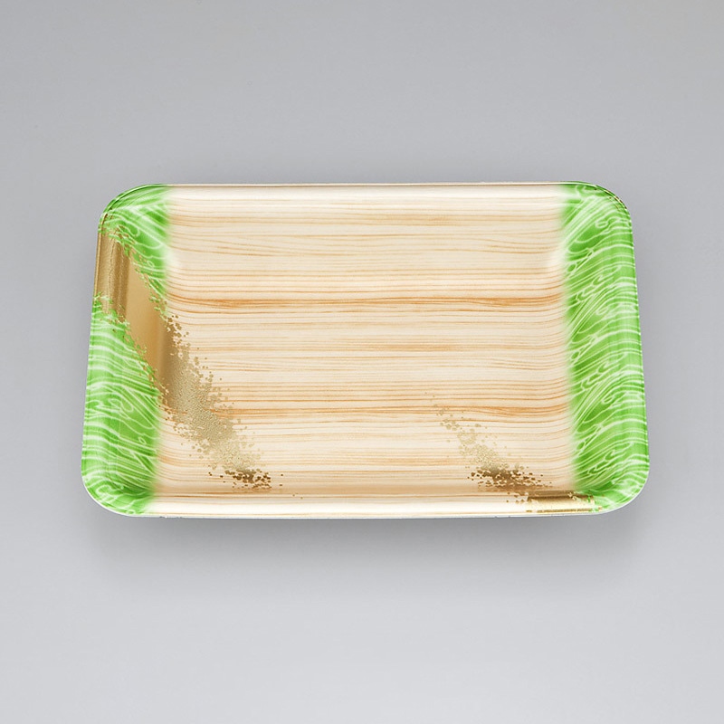 シーピー化成 汎用トレー 新LL 15-30 浜唄緑 100枚/袋(ご注文単位16袋)【直送品】