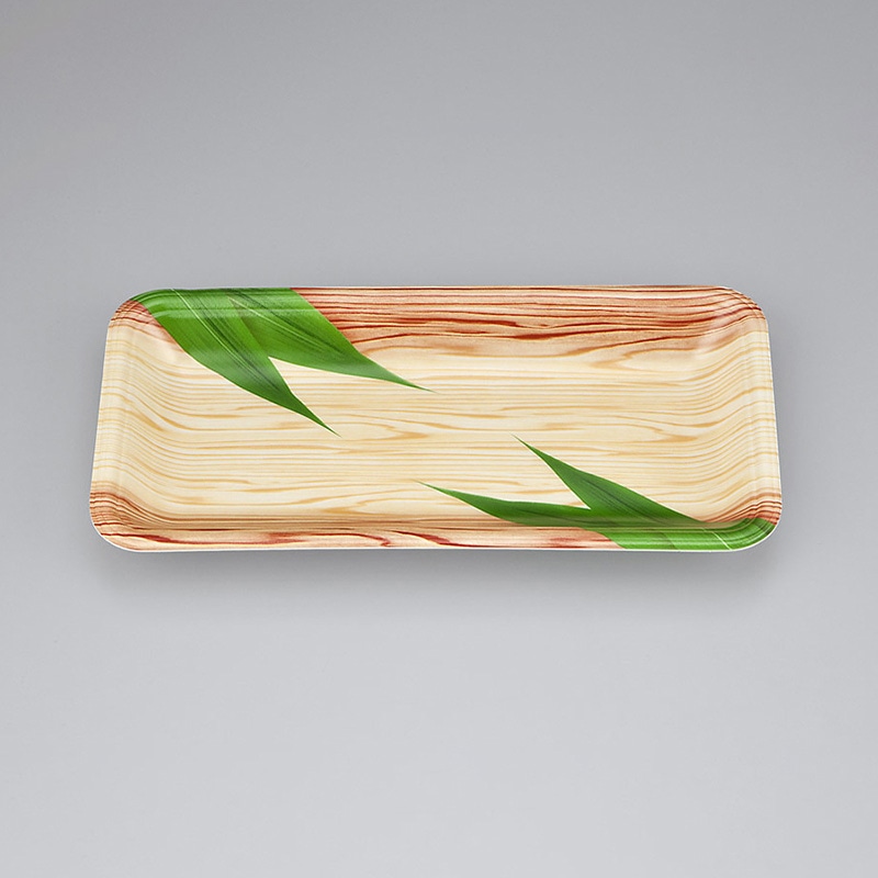 シーピー化成 汎用トレー 新LQ 12-25 笹木目 100枚/袋(ご注文単位15袋)【直送品】