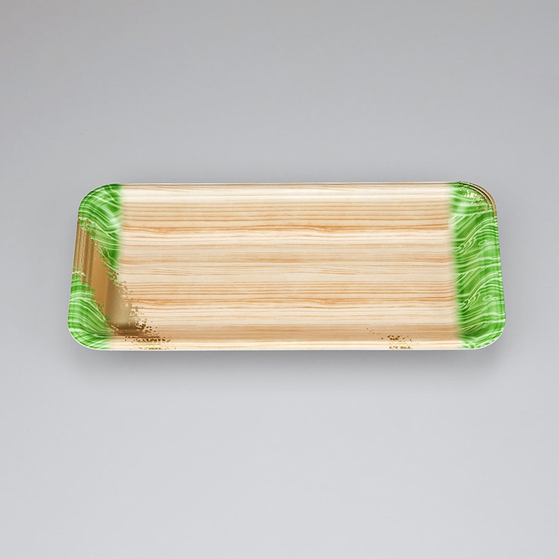 >シーピー化成 汎用トレー 新LQ 12-25 浜唄緑 100枚/袋(ご注文単位15袋)【直送品】