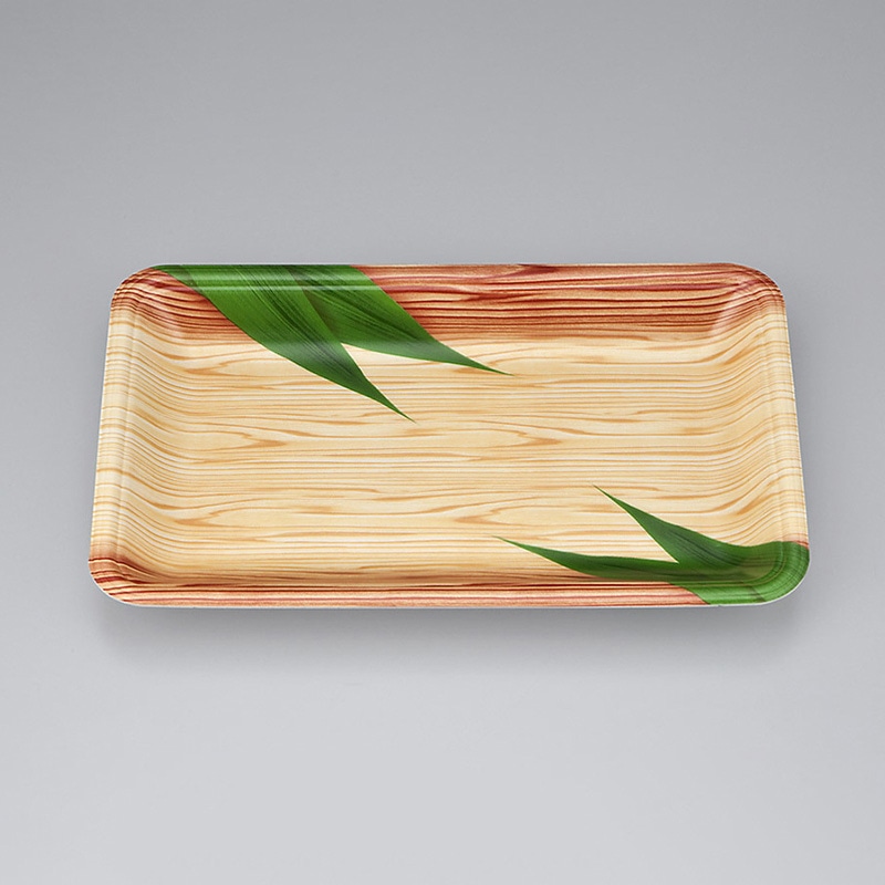 シーピー化成 汎用トレー 新LQ 15-25 笹木目 100枚/袋(ご注文単位12袋)【直送品】