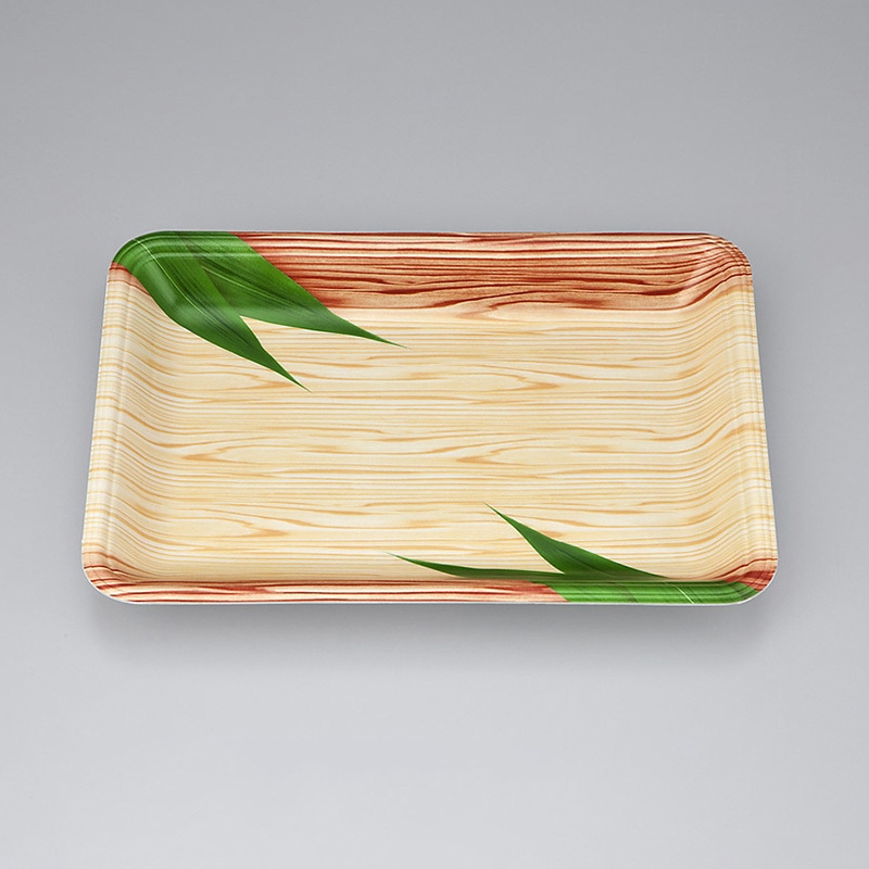 シーピー化成 汎用トレー 新LQ 17-25 笹木目 100枚/袋(ご注文単位9袋)【直送品】