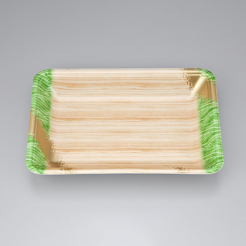 シーピー化成 汎用トレー 新LQ 17-33 浜唄緑 100枚/袋(ご注文単位9袋)【直送品】