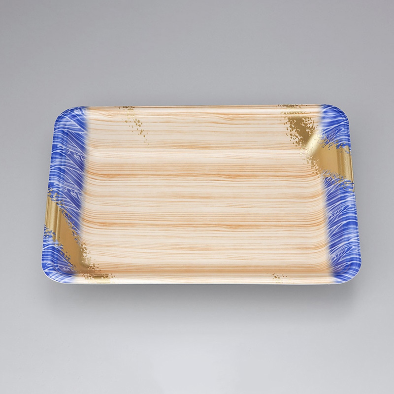 >シーピー化成 汎用トレー 新LQ 18-33 浜唄青 100枚/袋(ご注文単位9袋)【直送品】