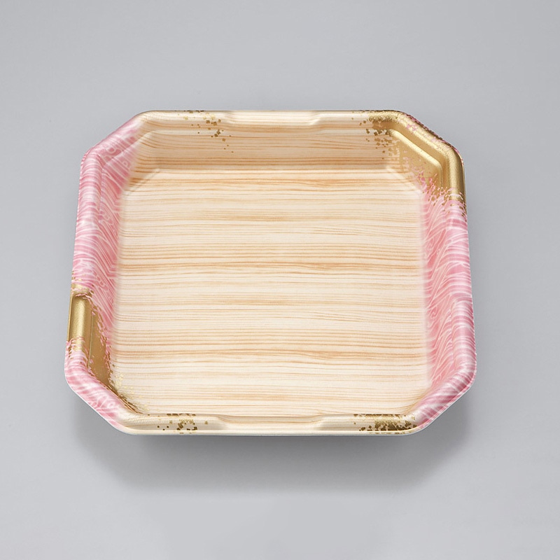 シーピー化成 精肉用トレー L-カク2 浜唄桃 50枚/袋(ご注文単位12袋)【直送品】