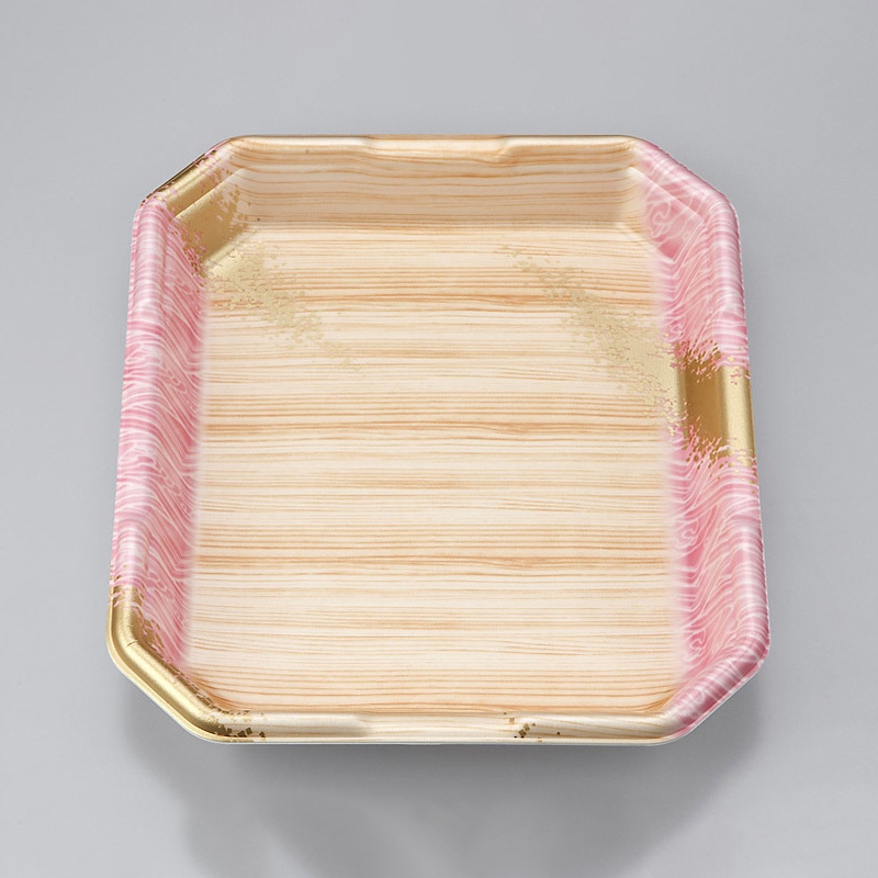 シーピー化成 精肉用トレー L-カク2.5 浜唄桃 50枚/袋（ご注文単位8袋）【直送品】