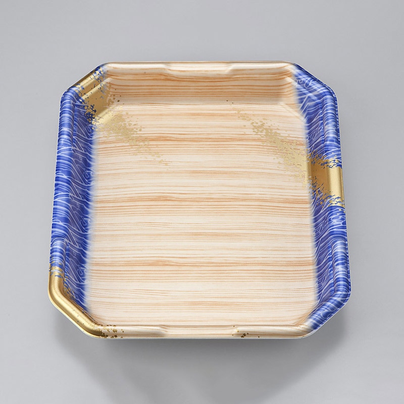 >シーピー化成 精肉用トレー L-カク2.5 浜唄青 50枚/袋(ご注文単位8袋)【直送品】