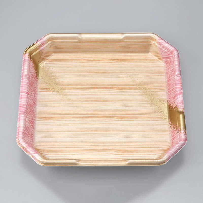 シーピー化成 精肉用トレー L-カク3 浜唄桃 50枚/袋(ご注文単位6袋)【直送品】