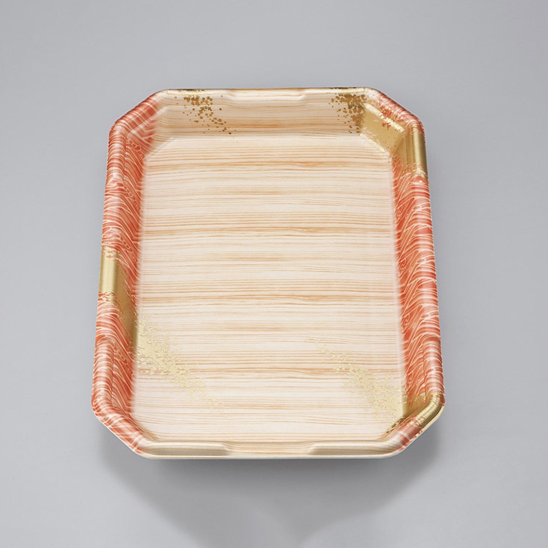 >シーピー化成 精肉用トレー L-カク3.5 浜唄茶 50枚/袋（ご注文単位6袋）【直送品】