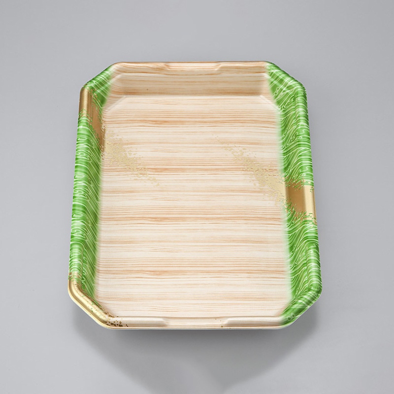 シーピー化成 精肉用トレー L-カク3.5 浜唄緑 50枚/袋（ご注文単位6袋）【直送品】