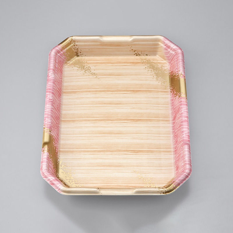 シーピー化成 精肉用トレー L-カク3.5 浜唄桃 50枚/袋(ご注文単位6袋)【直送品】