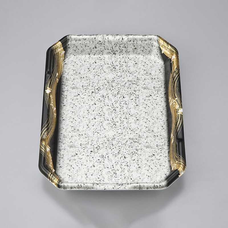 シーピー化成 精肉用トレー L-カク3.5 筆みかげ 50枚/袋(ご注文単位6袋)【直送品】