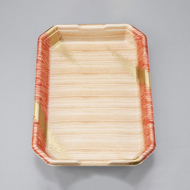 シーピー化成 精肉用トレー L-カク3.8 浜唄茶 50枚/袋(ご注文単位6袋)【直送品】