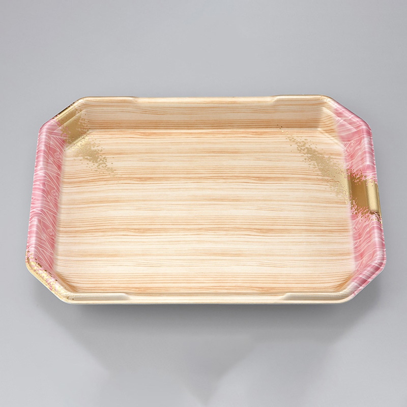 シーピー化成 精肉用トレー L-カク4 浜唄桃 50枚/袋（ご注文単位6袋）【直送品】