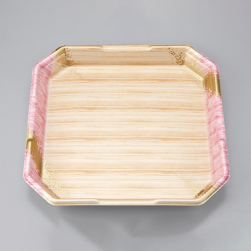 シーピー化成 精肉用トレー L-カク5 浜唄桃 50枚/袋(ご注文単位6袋)【直送品】