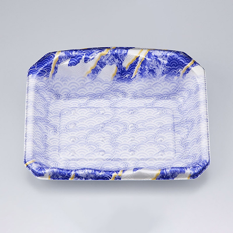 シーピー化成 刺身用トレー　SFサシミ 64 大海青 50枚/袋（ご注文単位16袋）【直送品】