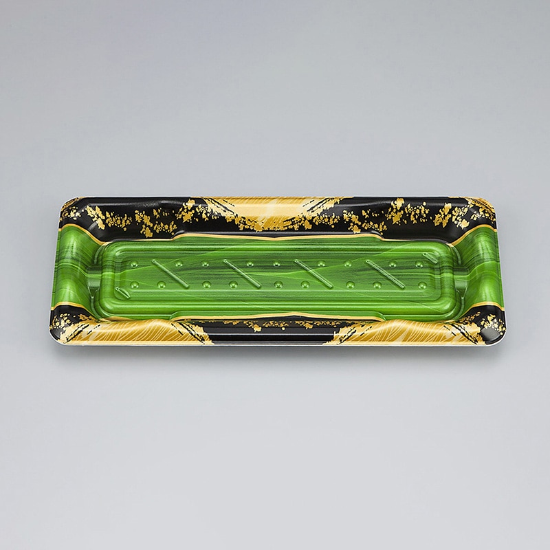 シーピー化成 寿司容器　SF港　本体 15 玉笹 50枚/袋（ご注文単位24袋）【直送品】