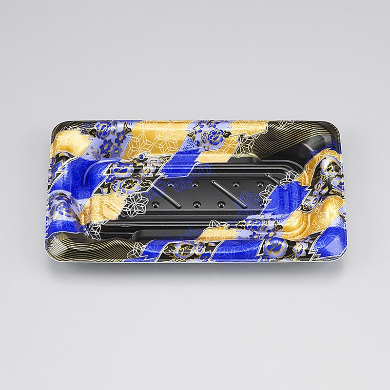 シーピー化成 寿司容器 SF港 本体 13 ななみ青 50枚/袋(ご注文単位30袋)【直送品】