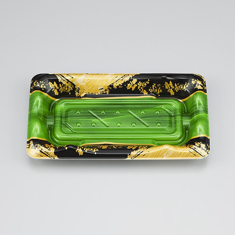 シーピー化成 寿司容器 SF港 本体 13 玉笹 50枚/袋(ご注文単位30袋)【直送品】