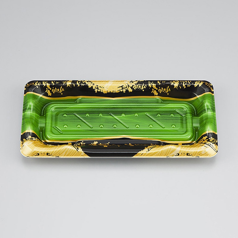 シーピー化成 寿司容器 SF港 本体 14 玉笹 50枚/袋(ご注文単位24袋)【直送品】