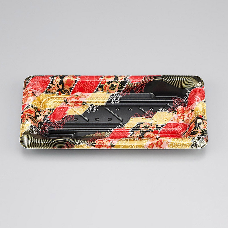 シーピー化成 寿司容器 SF港 本体 14 ななみ赤 50枚/袋(ご注文単位24袋)【直送品】