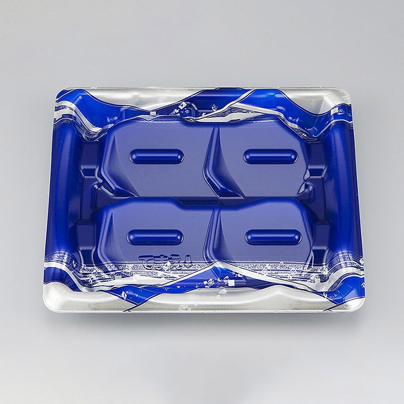 シーピー化成 刺身容器 SF磯浜 本体 4L 涼月銀 50枚/袋(ご注文単位12袋)【直送品】