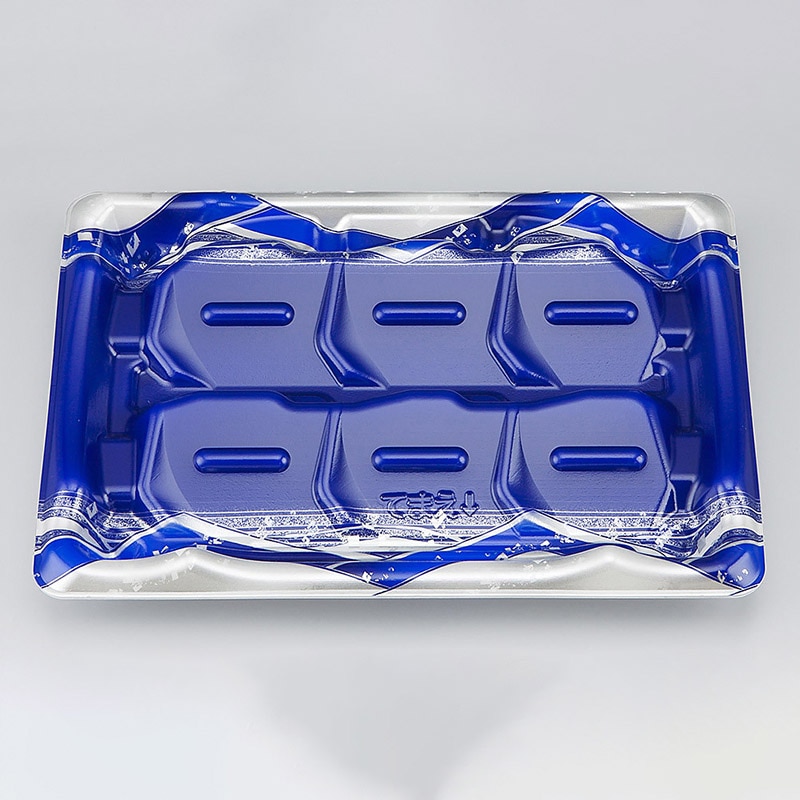 シーピー化成 刺身容器 SF磯浜 本体 6 涼月銀 50枚/袋(ご注文単位12袋)【直送品】