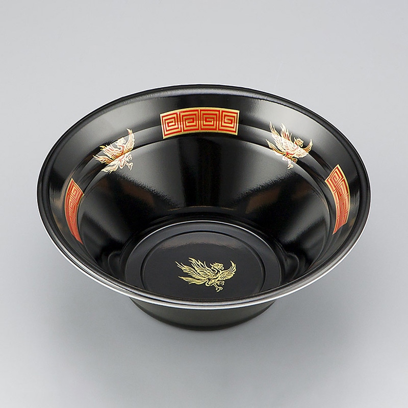 シーピー化成 丼容器　本体  VK-760　鳳雷黒 50枚/袋（ご注文単位12袋）【直送品】