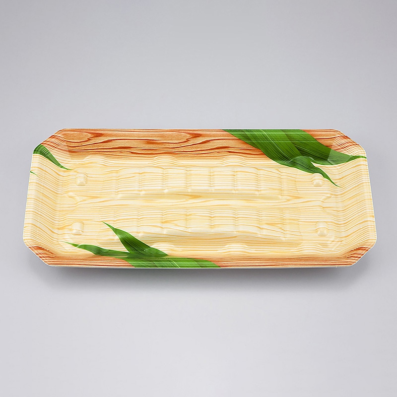 シーピー化成 水産用トレー 匠筏 33-16-26A 笹木目 50枚/袋(ご注文単位12袋)【直送品】