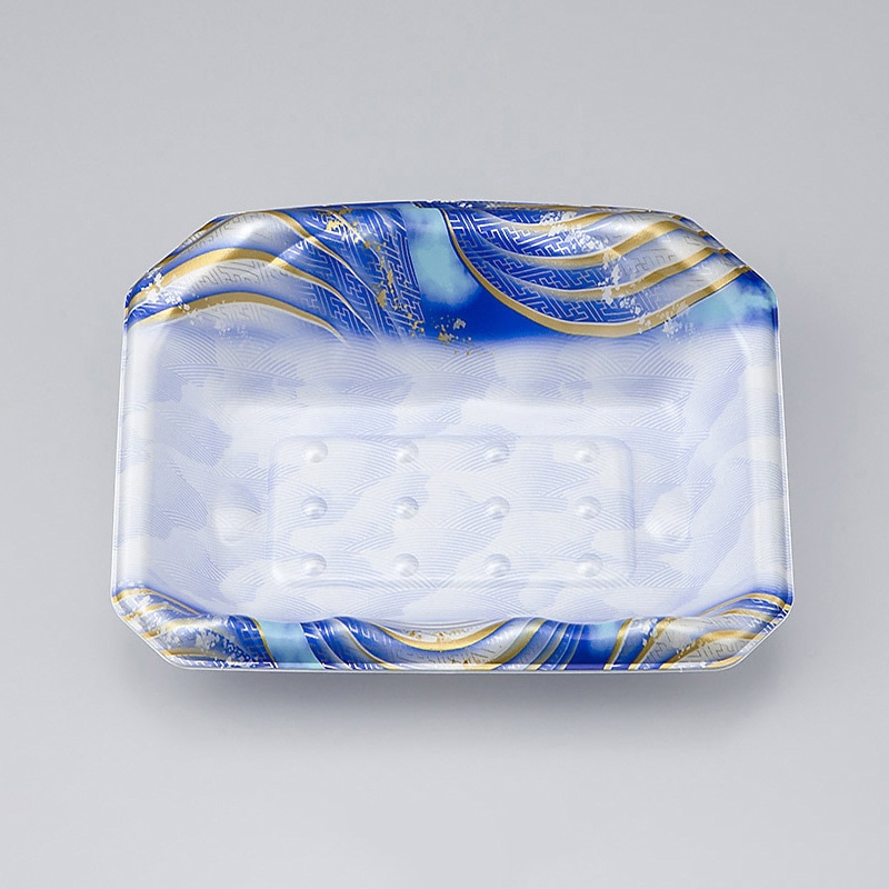 シーピー化成 刺身用トレー　SFサシミ 62 蒼海 50枚/袋（ご注文単位24袋）【直送品】