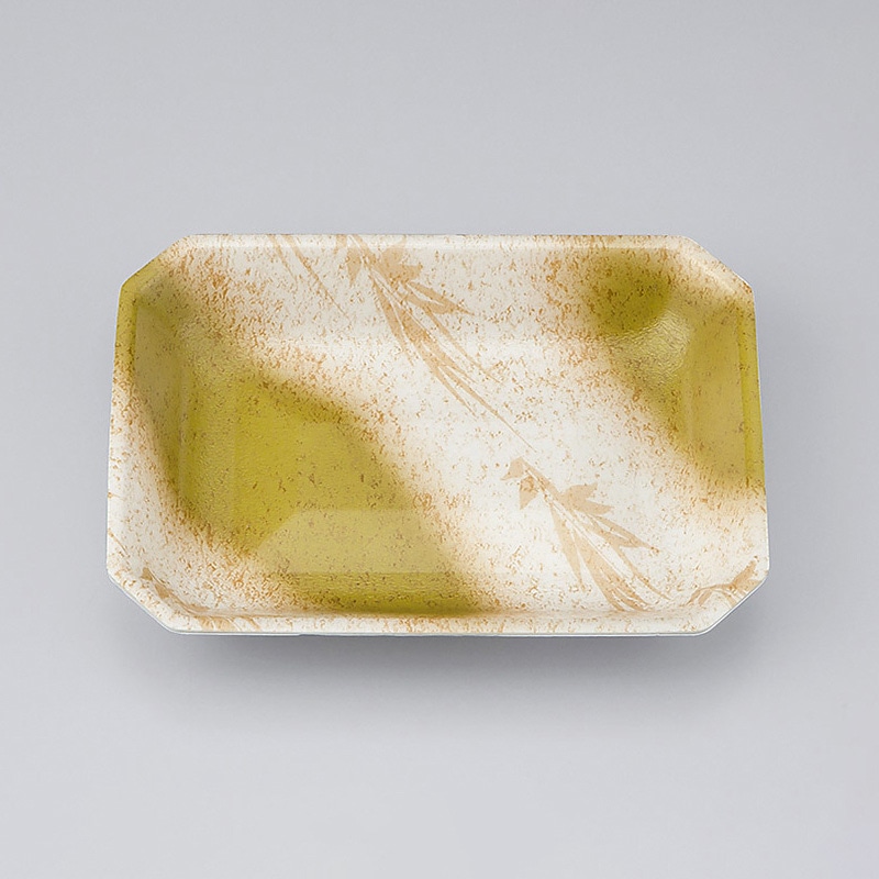 シーピー化成 惣菜用トレー V-惣菜30 笹織部 50枚/袋(ご注文単位50袋)【直送品】