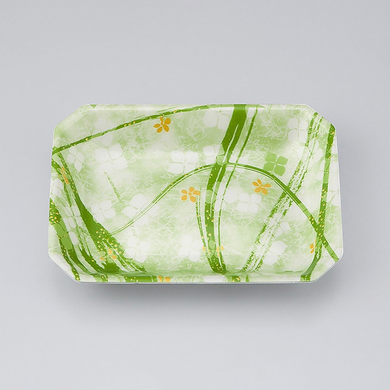 シーピー化成 惣菜用トレー V-惣菜30 よつば緑 50枚/袋（ご注文単位50袋）【直送品】