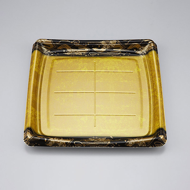 シーピー化成 寿司容器　SFシャチ盛　本体 SFシャチ盛275みやこ扇本体 みやこ扇 10枚/袋（ご注文単位32袋）【直送品】