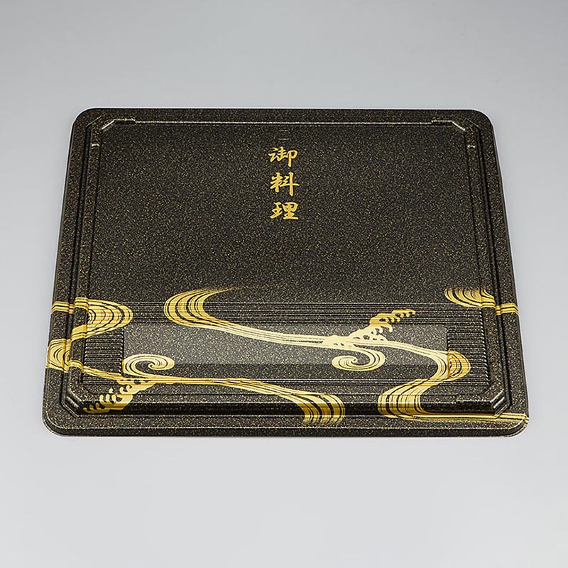 シーピー化成 仕出し容器 CU-235 共蓋 曲水 20枚/袋(ご注文単位10袋)【直送品】