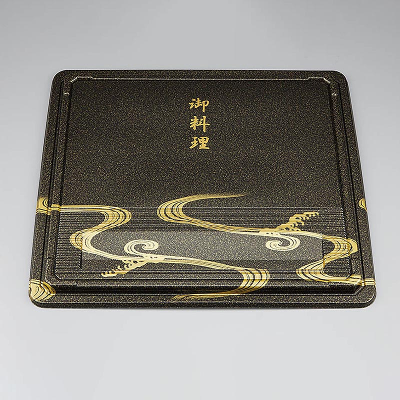 シーピー化成 仕出し容器 CU-237 共蓋 曲水 20枚/袋(ご注文単位9袋)【直送品】