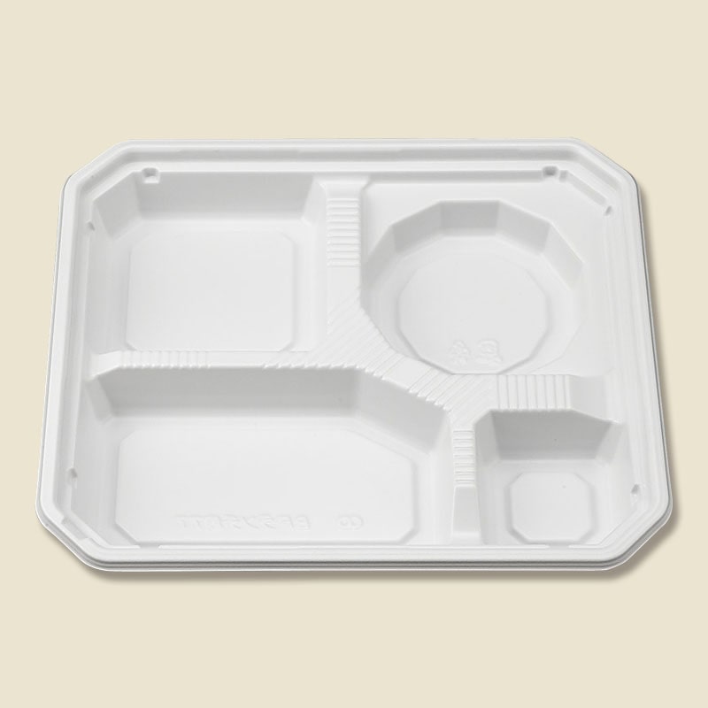 シーピー化成 弁当容器 BFランチ内77 本体 ホワイト 50枚/袋