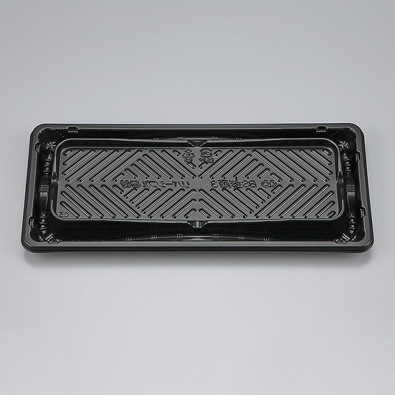 シーピー化成 刺身容器 BS鮮両 本体 3 黒 50枚/袋(ご注文単位12袋)【直送品】