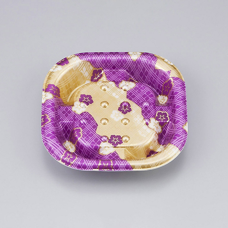 シーピー化成 米飯容器　TNえにし　本体 1 小花紫 50枚/袋（ご注文単位50袋）【直送品】