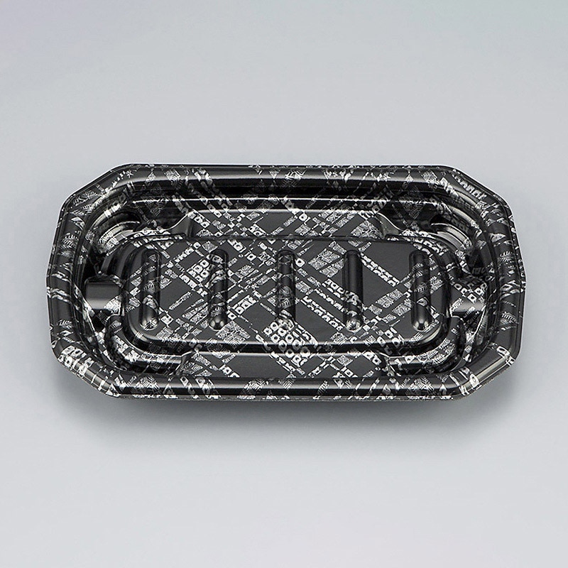 シーピー化成 惣菜容器 TNデリカ内 本体 18 モダン黒 50枚/袋(ご注文単位18袋)【直送品】