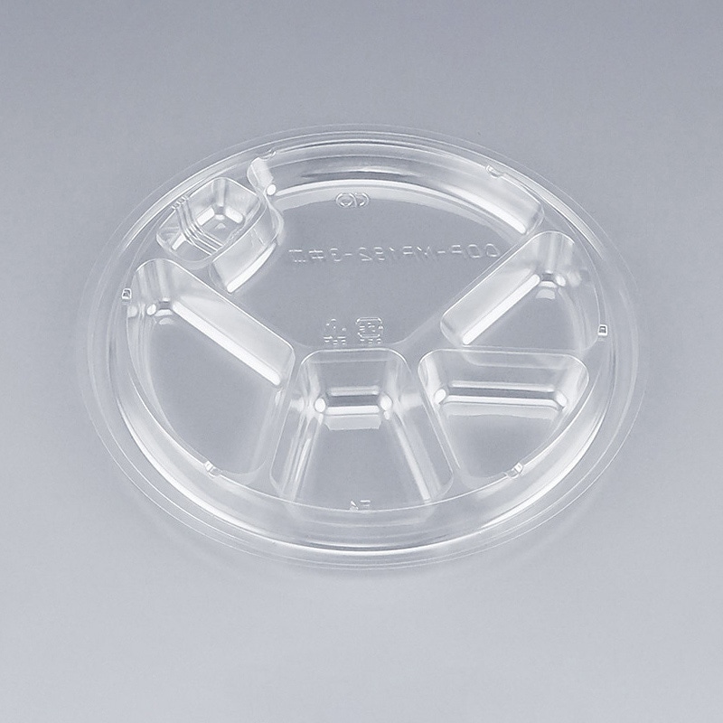 シーピー化成 冷麺容器　中皿 COP-MR182-3（N）  50枚/袋（ご注文単位24袋）【直送品】