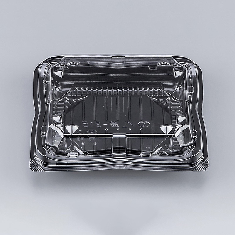 シーピー化成 嵌合フードパック KL華-315(N) 黒 50枚/袋(ご注文単位32袋)【直送品】