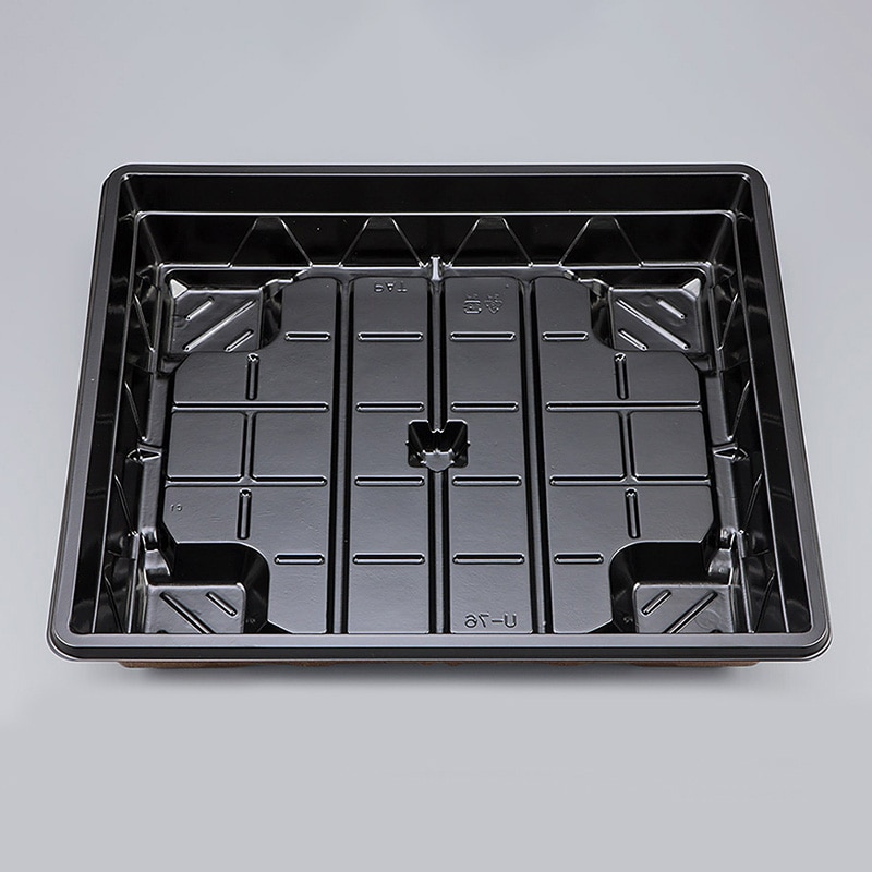 >シーピー化成 仕出し容器 U-76(N) 共蓋セット 梨地 20枚/袋(ご注文単位8袋)【直送品】