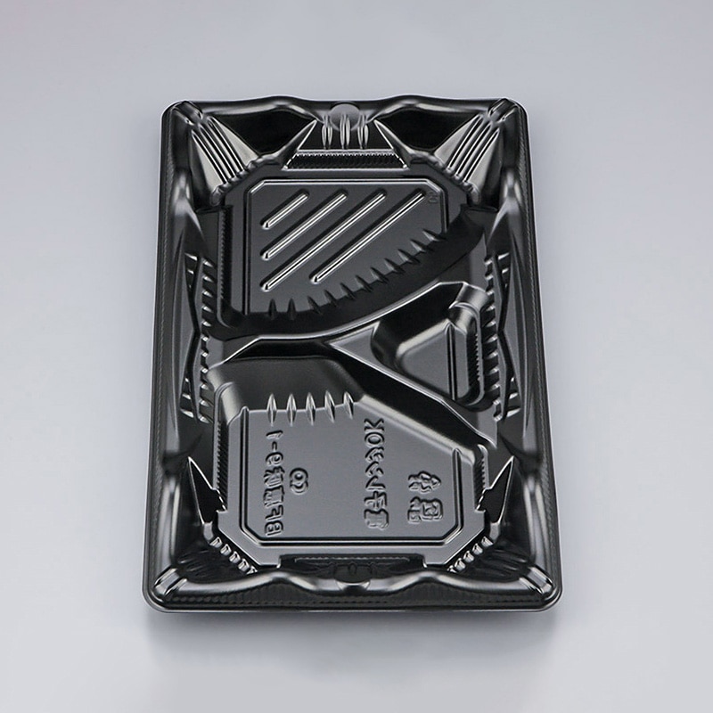 シーピー化成 弁当容器　BF恵味　本体 9-1（N） 黒 50枚/袋（ご注文単位12袋）【直送品】