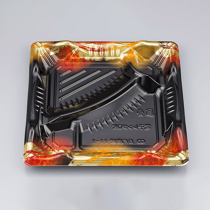 シーピー化成 弁当容器　BF恵味　本体 11-1（N） 天舞赤 50枚/袋（ご注文単位12袋）【直送品】