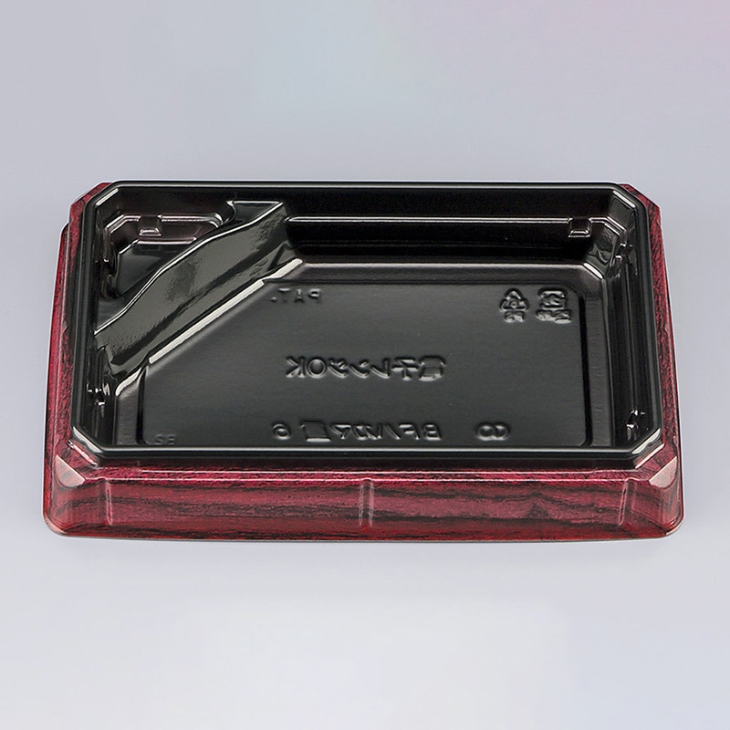 シーピー化成 お重容器 BFハカマ重 本体 6(N) ローズW 50枚/袋(ご注文単位16袋)【直送品】