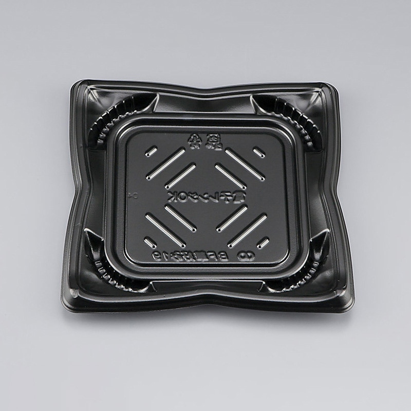 シーピー化成 惣菜容器　BF華好み　本体 19（N） 黒 50枚/袋（ご注文単位24袋）【直送品】