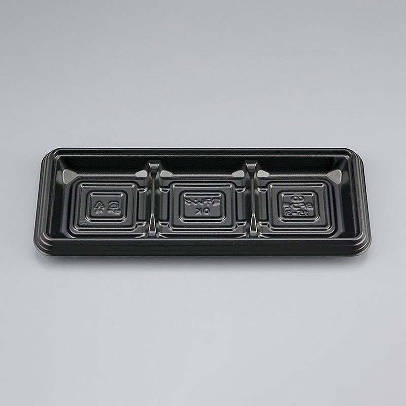 シーピー化成 惣菜容器　BFコモ　本体 15-3（N） 黒 50個/袋（ご注文単位20袋）【直送品】