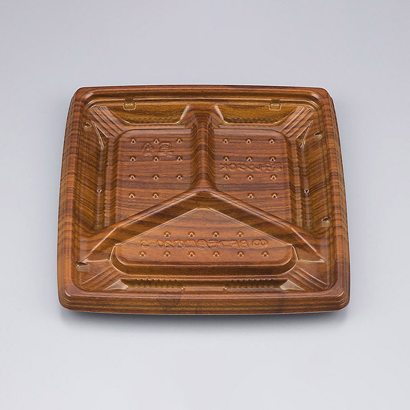 シーピー化成 惣菜容器 BFコモ角皿内 本体 20-3(N) 栓木 50枚/袋(ご注文単位8袋)【直送品】