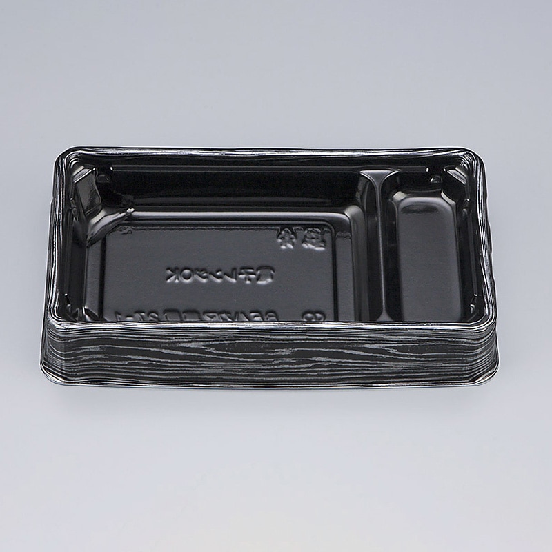 シーピー化成 お重容器 BFハカマ集重 本体 27-1(N) 黒板目 50枚/袋(ご注文単位16袋)【直送品】