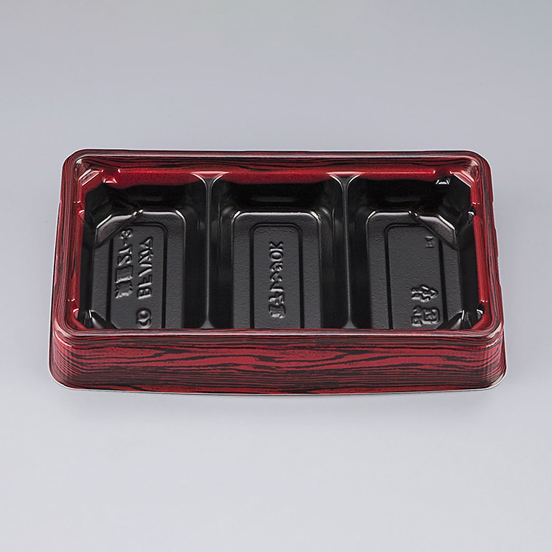 シーピー化成 お重容器 BFハカマ集重 本体 27-3(N) ローズW 50枚/袋(ご注文単位16袋)【直送品】