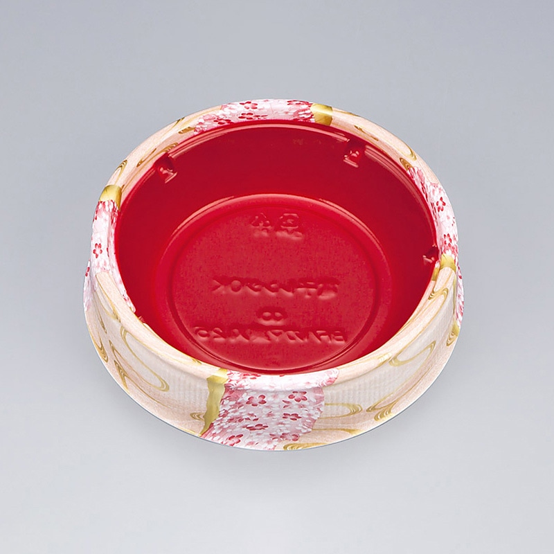 シーピー化成 米飯容器 BFハカマ集丸 本体 25(N) 花風月 50枚/袋(ご注文単位12袋)【直送品】